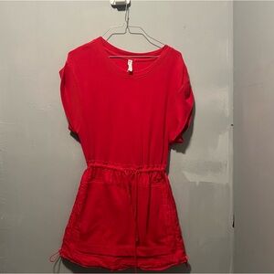 Daily Practice Red Casual Dress